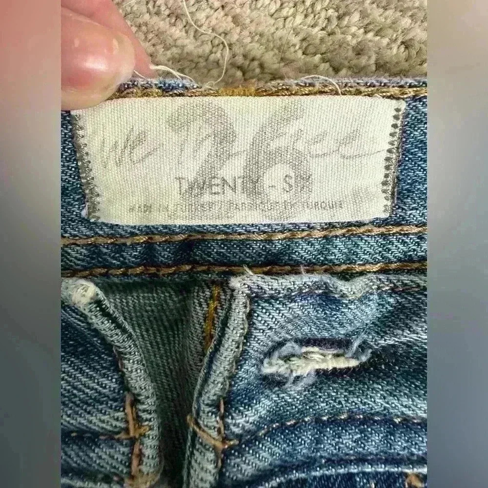 We The Free Free People Maggie Mid-Rise Straight-Leg Jeans Size 26 - Picture 4 of 7